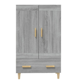 Buffet Sonoma gris 70x31x115 cm Bois d'ingénierie