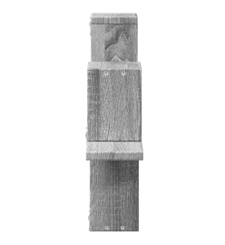 Étagère murale sonoma gris 104,5x10x43 cm bois d'ingénierie