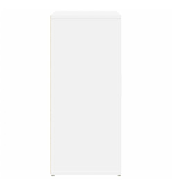 Buffet blanc 60x31x70 cm bois d'ingénierie