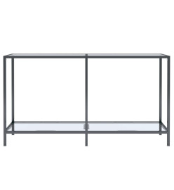 Table console Transparent 140x35x75,5 cm Verre trempé