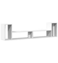 Meubles TV 2 pcs blanc 100x30x50 cm bois d'ingénierie