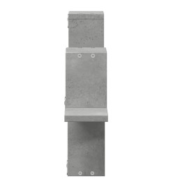 Étagère murale gris béton 104,5x10x43 cm bois d'ingénierie