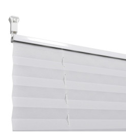 Store plissé 40x125 cm Blanc