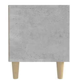 Meuble TV gris béton 180x31,5x40 cm bois d'ingénierie