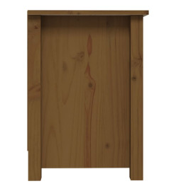 Meuble TV Marron miel 70x36,5x52 cm Bois de pin massif