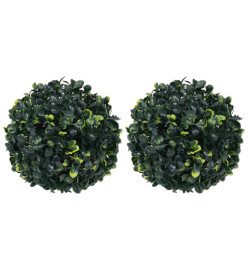 Boules de buis artificielles 2 pcs 22 cm