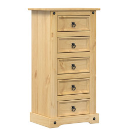 Table de chevet Corona 53x39x103 cm bois de pin massif