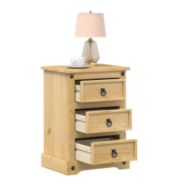 Table de chevet Corona 45x35x64 cm bois de pin massif