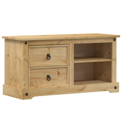 Meuble TV Corona 100x40x52 cm bois de pin massif