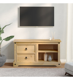 Meuble TV Corona 100x40x52 cm bois de pin massif