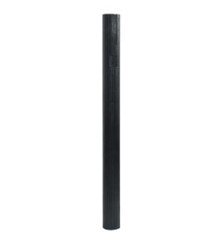 Tapis rectangulaire noir 60x500 cm bambou