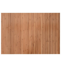 Tapis rectangulaire naturel 70x100 cm bambou