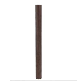 Tapis rectangulaire marron foncé 80x300 cm bambou