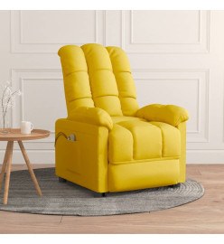 Fauteuil électrique de massage Jaune Tissu