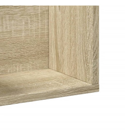 Armoire murale chêne sonoma 75x18x16,5 cm bois d'ingénierie