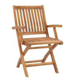 Chaises de jardin 2 pcs avec coussins vert vif Bois de teck