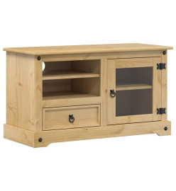 Meuble TV Corona 100x45x58 cm bois de pin massif