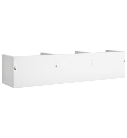 Armoires murales 2 pcs blanc 75x18x16,5 cm bois d'ingénierie