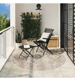 Tapis ARBIZU intérieur extérieur design vintage Ø 200 cm