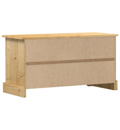 Meuble TV Corona 100x37x52 cm bois de pin massif