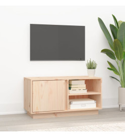 Meuble TV 80x35x40,5 cm Bois de pin massif