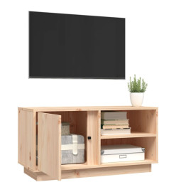 Meuble TV 80x35x40,5 cm Bois de pin massif