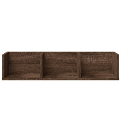 Armoires murales 2pcs chêne marron 75x18x16,5cm bois ingénierie