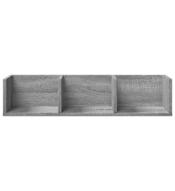 Armoires murales 2pcs sonoma gris 75x18x16,5 cm bois ingénierie