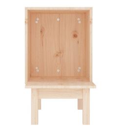 Maison pour chat 60x36x60 cm Bois de pin massif