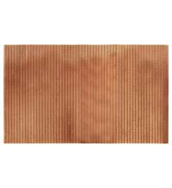 Tapis rectangulaire naturel 60x100 cm bambou