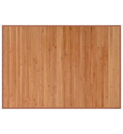 Tapis rectangulaire naturel 70x100 cm bambou