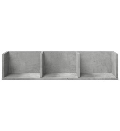 Armoires murales 2pcs gris béton 75x18x16,5cm bois d'ingénierie