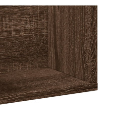 Armoire murale chêne marron 75x18x16,5 cm bois d'ingénierie