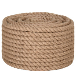 Corde de jute 25 m de long 20 mm d'épaisseur