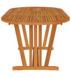 Table de jardin 200x100x75 cm Bois d'eucalyptus solide