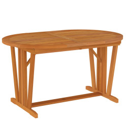 Table de jardin 200x100x75 cm Bois d'eucalyptus solide