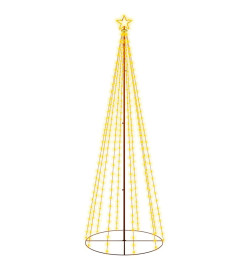 Arbre de Noël cône 310 LED Blanc chaud 100x300 cm