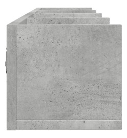 Armoires murales 2pcs gris béton 99x18x16,5cm bois d'ingénierie