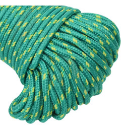 Corde de bateau Vert 4 mm 50 m Polypropylène