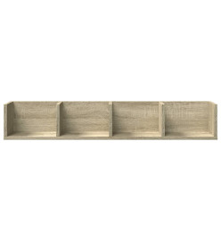 Armoires murales 2pcs chêne sonoma 99x18x16,5cm bois ingénierie