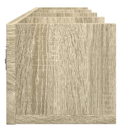 Armoires murales 2pcs chêne sonoma 99x18x16,5cm bois ingénierie