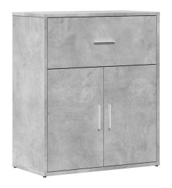 Buffets 2 pcs gris béton 60x31x70 cm bois d'ingénierie