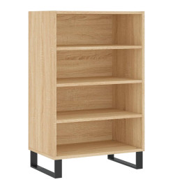 Buffet haut chêne sonoma 57x35x90 cm bois d'ingénierie