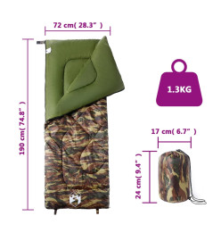 Sac de couchage pour adultes camping 3 saisons