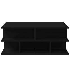 Table basse noir 70x70x29 cm bois d'ingénierie