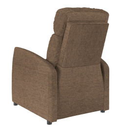 Fauteuil inclinable Marron Tissu