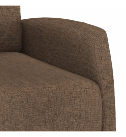 Fauteuil inclinable Marron Tissu