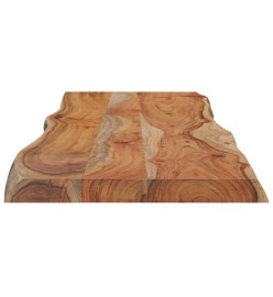 Dessus de table 110x40x2,5 cm rectangulaire bois massif acacia