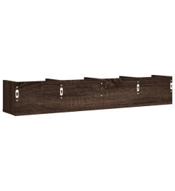 Armoires murales 2pcs chêne marron 99x18x16,5cm bois ingénierie