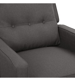 Fauteuil inclinable électrique Gris foncé Tissu